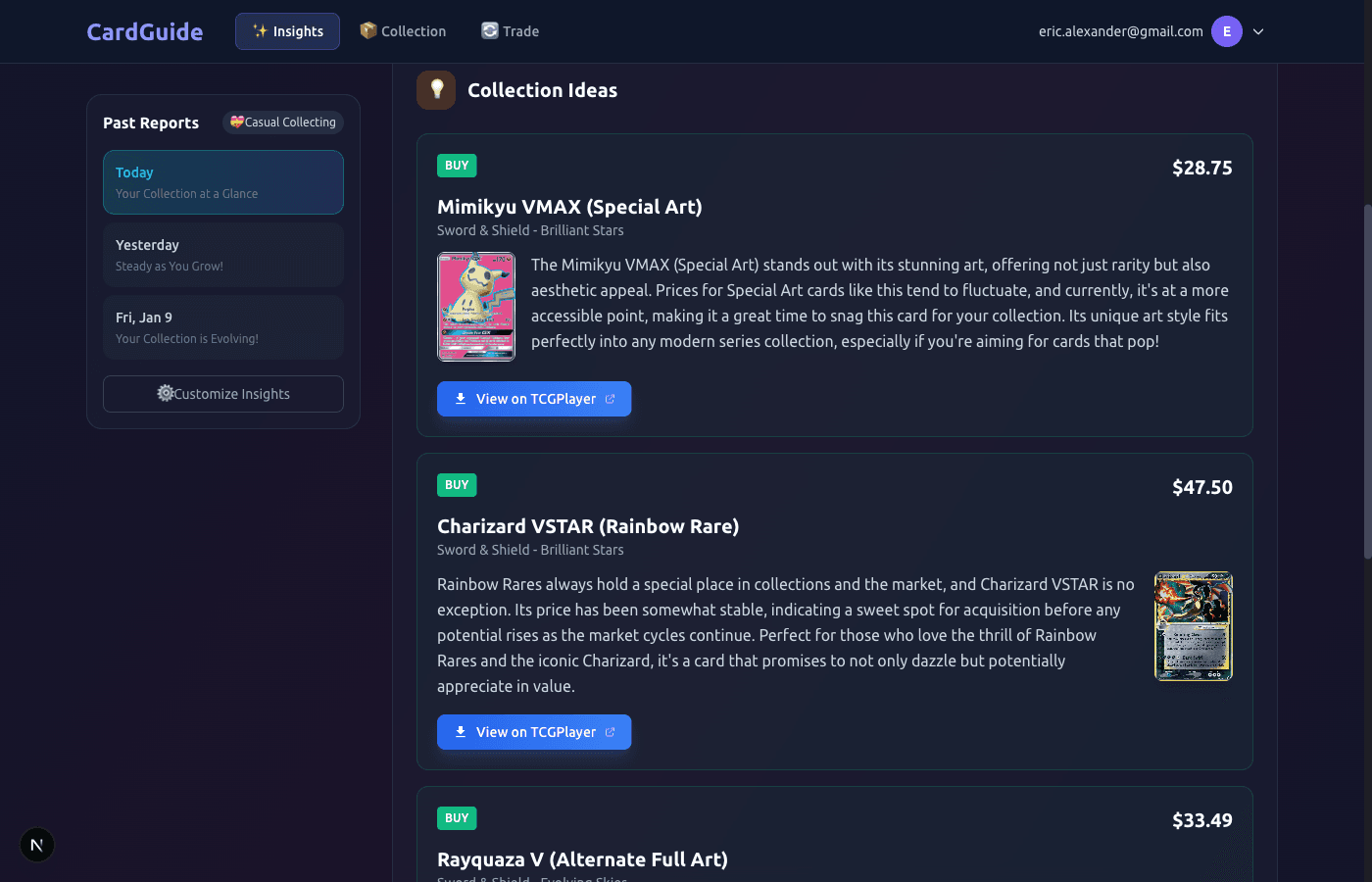 AI-powered insights with personalized recommendations
